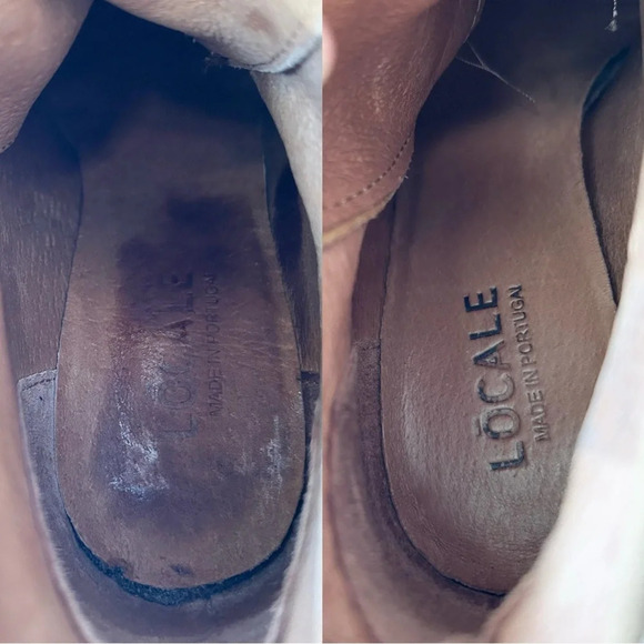 Locale  Tan Suede Leather Lace Up Ankle Boots Made in Portugal - Picture 11 of 14